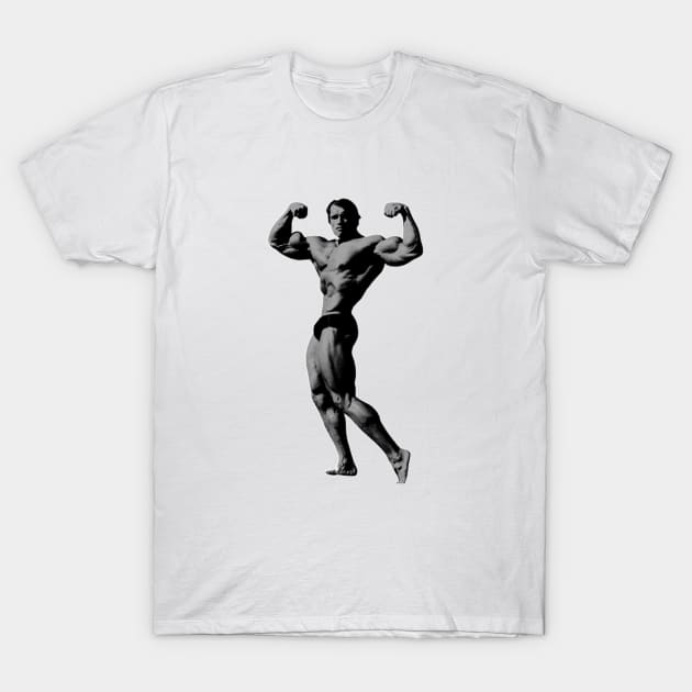 Arnold double biceps pose T-Shirt by Golden Era Clothing